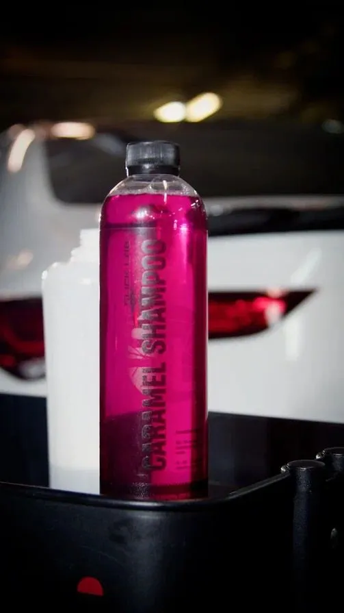Гидрофобный шампунь для ручной мойки авто, автошампунь Caramel Shampoo гидрофобный шампунь от дорожной грязи гидрофоб Слик Лаб 5 литров, вариант, фото 5