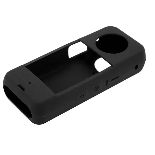 Защитный силиконовый чехол для камеры Insta360 ONE X3: гибкий, эластичный, противоударный, черный