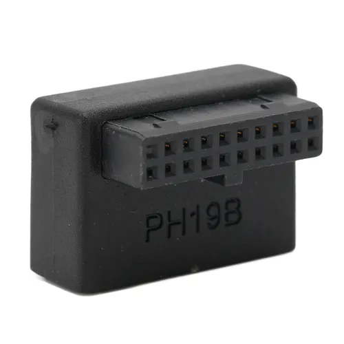 USB 3.0 19Pin на 20Pin адаптер, 90-градусный вертикальный разъем, передняя панель для материнской пл