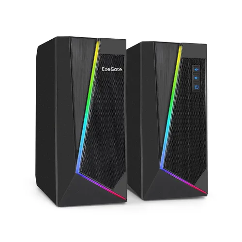 Акустическая система 2.0 ExeGate Accord 240 (питание USB, 2х3Вт (6Вт RMS), 60-20000Гц, цвет черный,