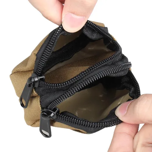 Мини-кошелек для ключей и монет, поясная сумка для охоты, альпинизма, кемпинга и велоспорта