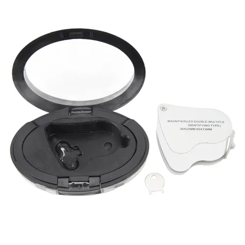 Мини микроскоп 60X и 30X с креплением для телефона для антиквариата, ювелирных изделий, монет, порта