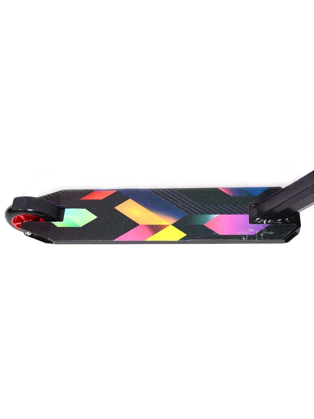Самокат трюковый COMIRON PU-AL100, GT301AY, Bat-wing, черный, красный Самокат трюковый COMIRON PU-AL100, GT301AY, Bat-wing, черный, красный