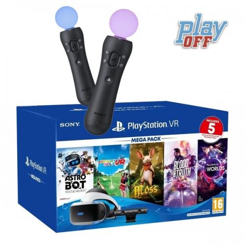 Шлем виртуальной реальности Sony PlayStation VR Mega Pack Bundle 2