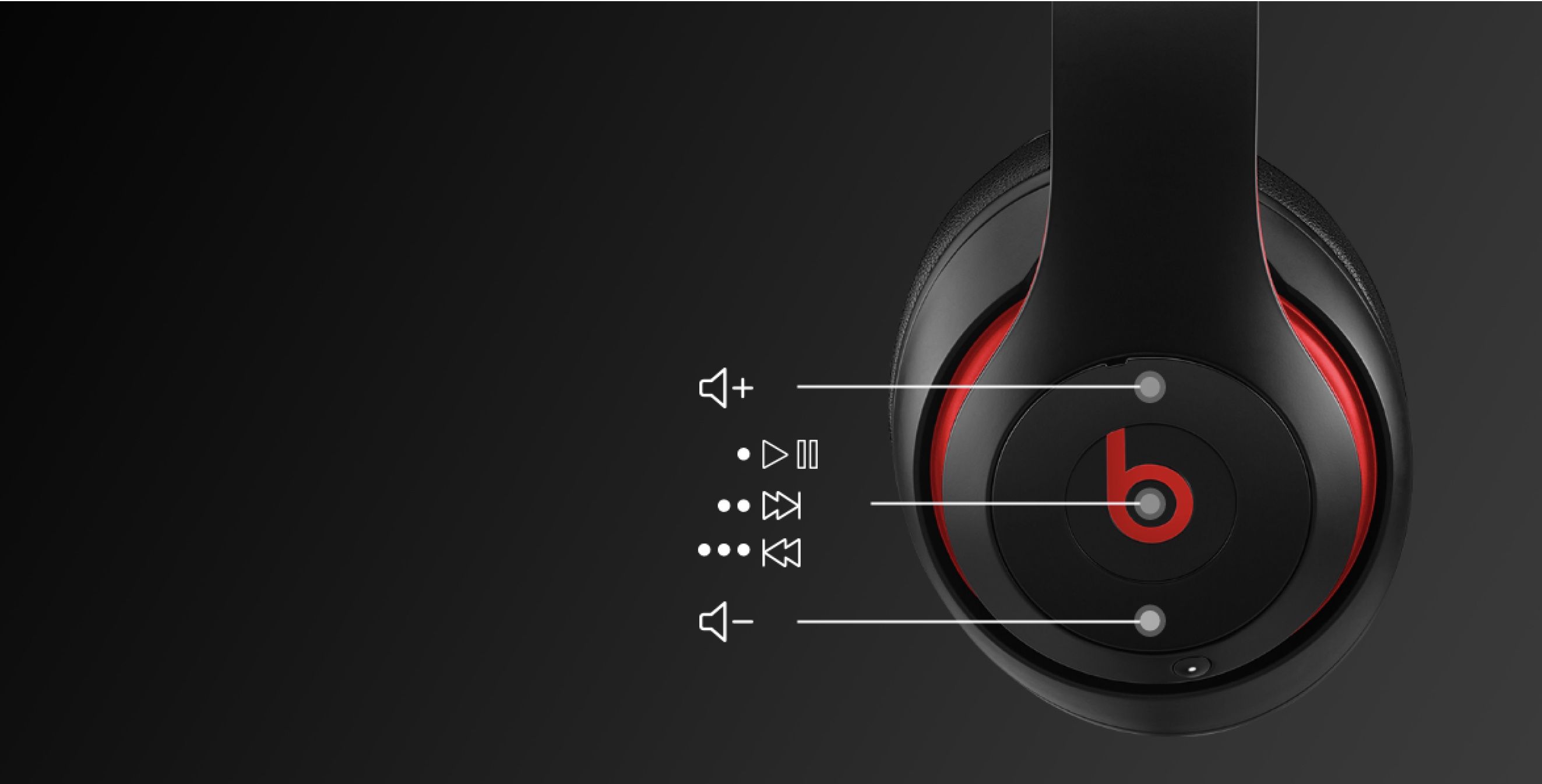 Beats studio 3 подключение Беспроводные наушники Полноразмерные Beats STUDIO 3 WIRELESS - купить по доступн