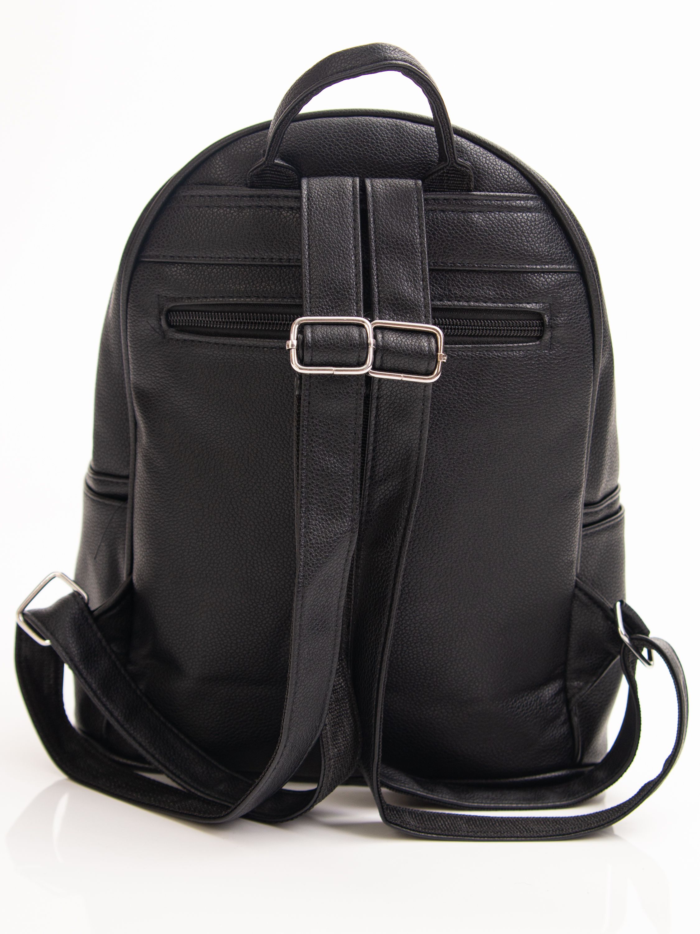 Рюкзак женский стильный экокожа черный / сумка рюкзачок кожаный для .