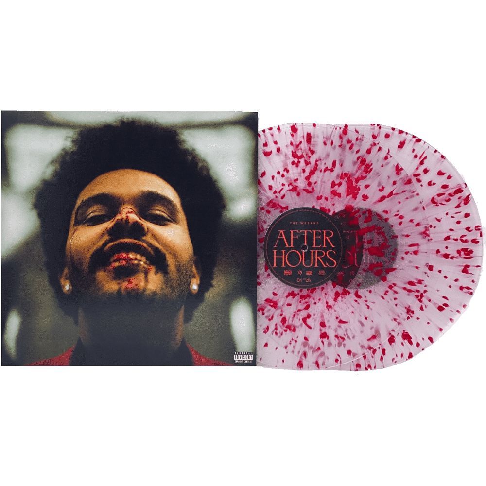 新品未開封 The Weeknd After Hours スプラッター レコード The Weeknd - After Hours Colored Vinyl 2 LP (Clear-Red Blood