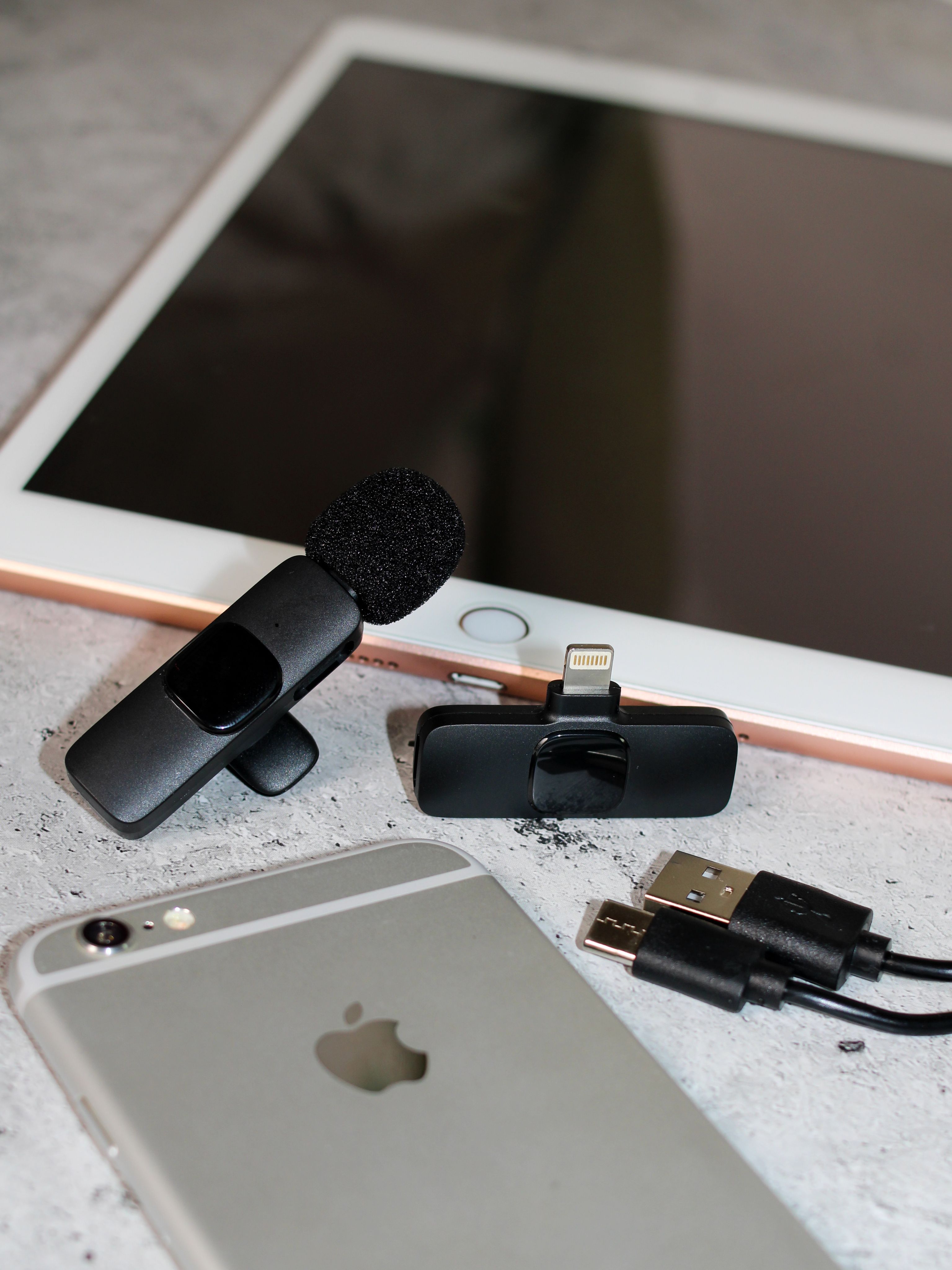 Микрофон петличный беспроводной, петличка, петличный для iphone ...