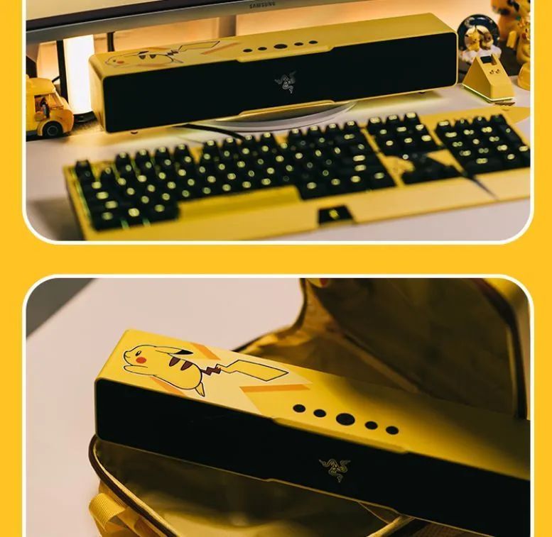 Саундбар игровой RAZER Leviathan V2 X Pokemon Pikachu limited