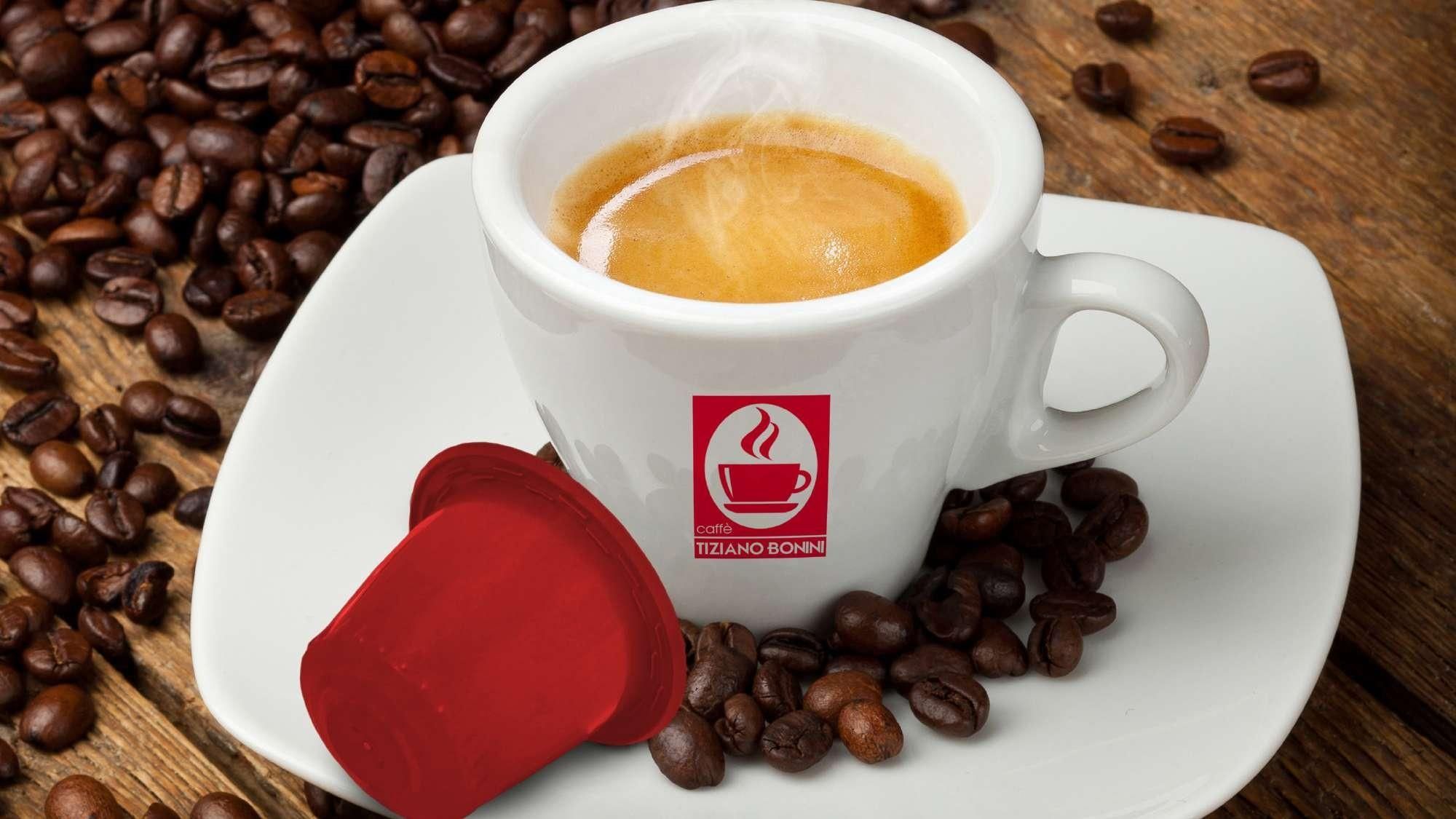 Кофе в капсулах Nespresso Caffe Tiziano Bonini Lungo, 10 пачек по 10 ...