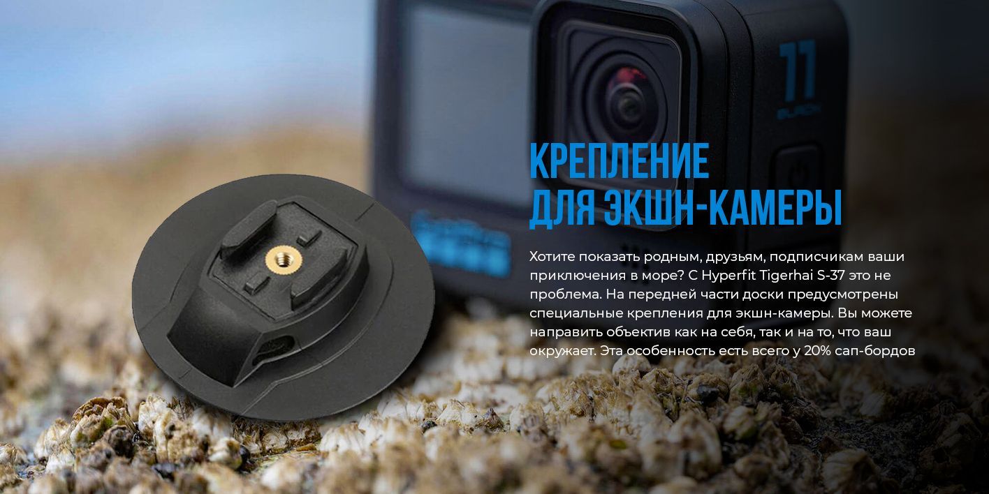 Сапборд /Надувная доска для sup-бординга двухслойная с веслом Hyperfit ...