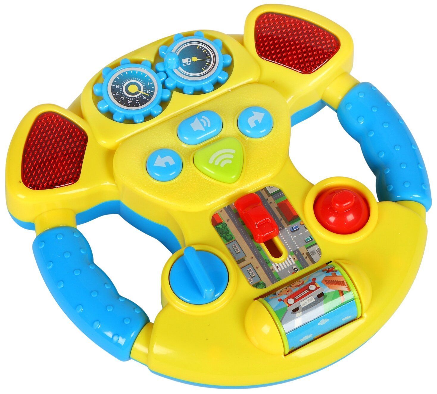 Руль детский игрушка, музыкальный, интерактивная развивающая игрушка ...