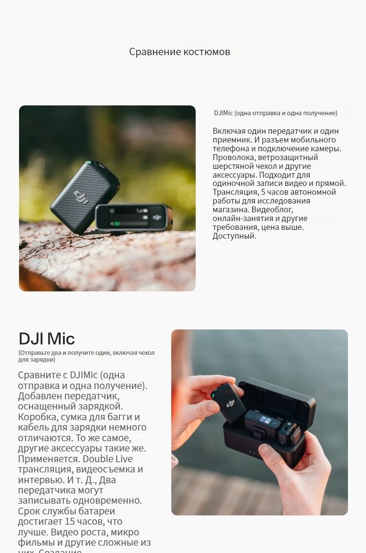 Микрофон петличный DJI MIC MAX - купить по выгодной цене в  интернет-магазине OZON (1393245751)