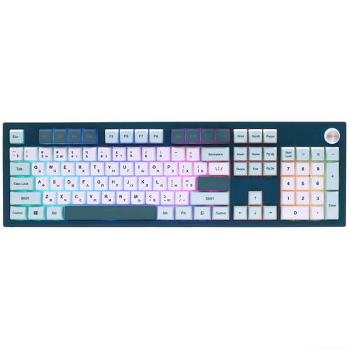 КлавиатурапроводнаяMontechMkey108Freedom,механическаяGateronYellow,клавиш-105,USB,зеленая