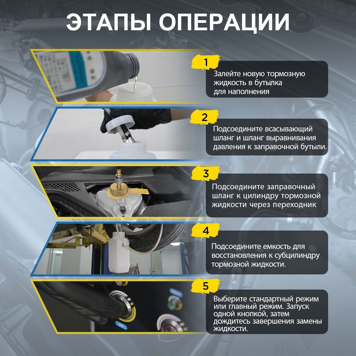 Пульсирующее станок для замены тормозной жидкости AUTOOL AST609 ...