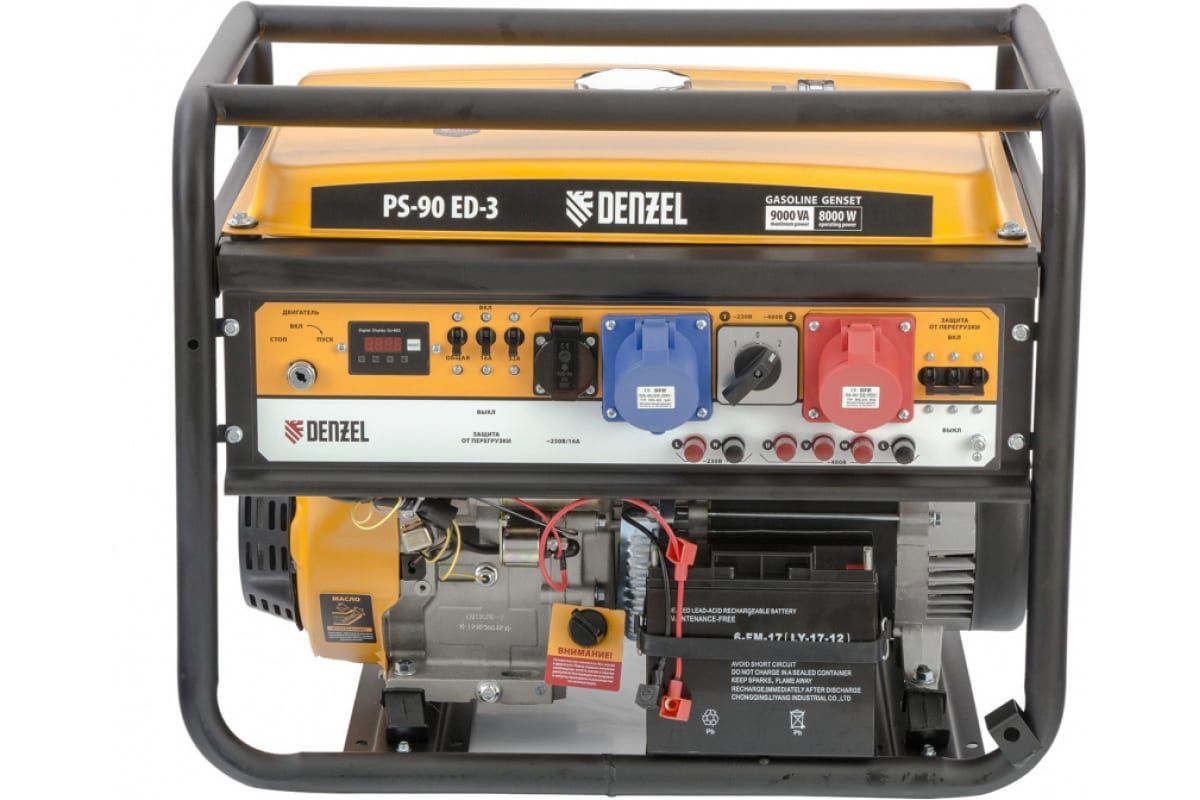 Генератор бензиновый PS 90 ED-3, 9.0 кВт, переключение режима 230 В/400 ...