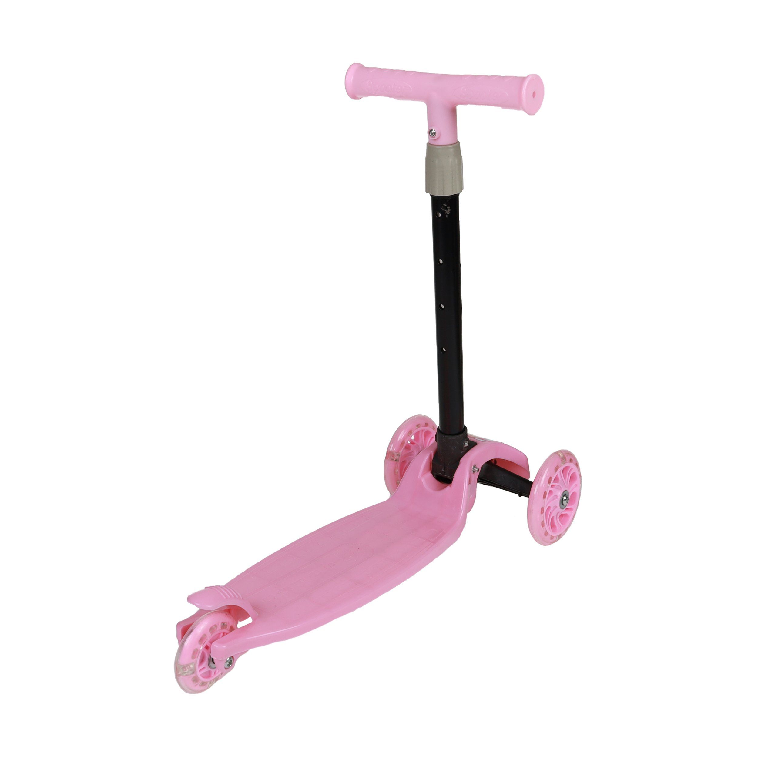 Самокат 3-х колесный детский SCOOTER 603, розовый Самокат 3-х колесный детский SCOOTER 603, розовый
