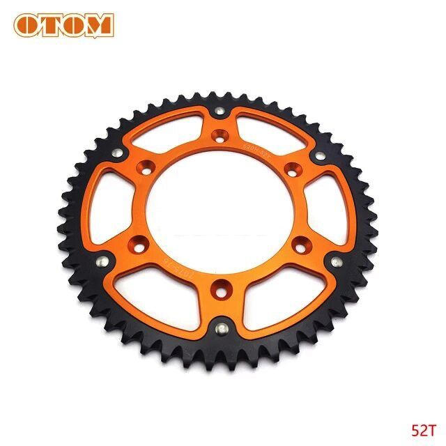 Ведомая звезда 52 зуба составная прочная для мотоцикла KTM, FX moto, Avantis, Zuumav — фото 4