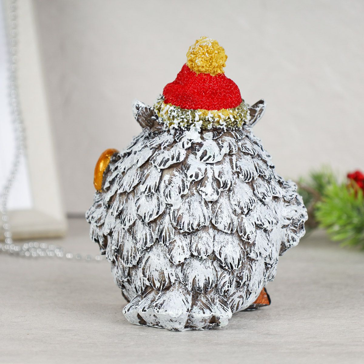 Статуэтка Сова, полистоун, 12 х 13 х 16 см Статуэтка Сова, полистоун, 12 х 13 х 16 см