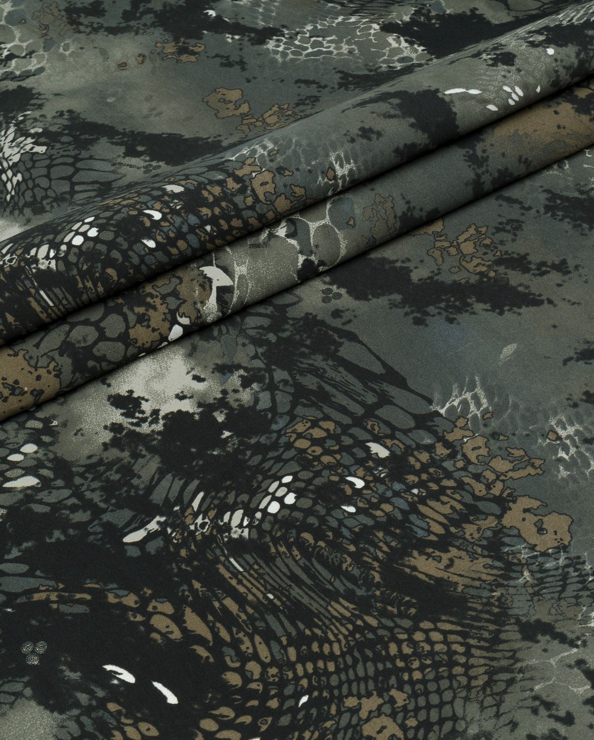 Ткань для шитья и дома Грета камуфляж, отрез 2 м*150 см, цвет зеленый ...