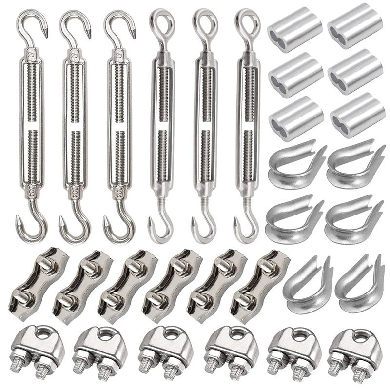 30талрепM5комплектнатяжителятросасталрепомзажимкоушипресс-зажимдлязатягивания