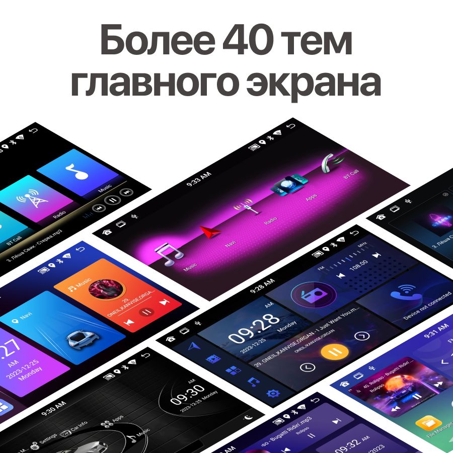 Автомагнитола Android 2Gb+32Gb Hyundai Solaris 2011 - 2017 / 9 дюймов ...