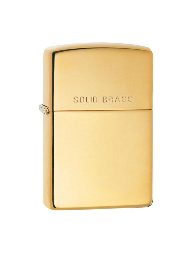 Зажигалка ZIPPO бензиновая Classic High Polish Brass #1