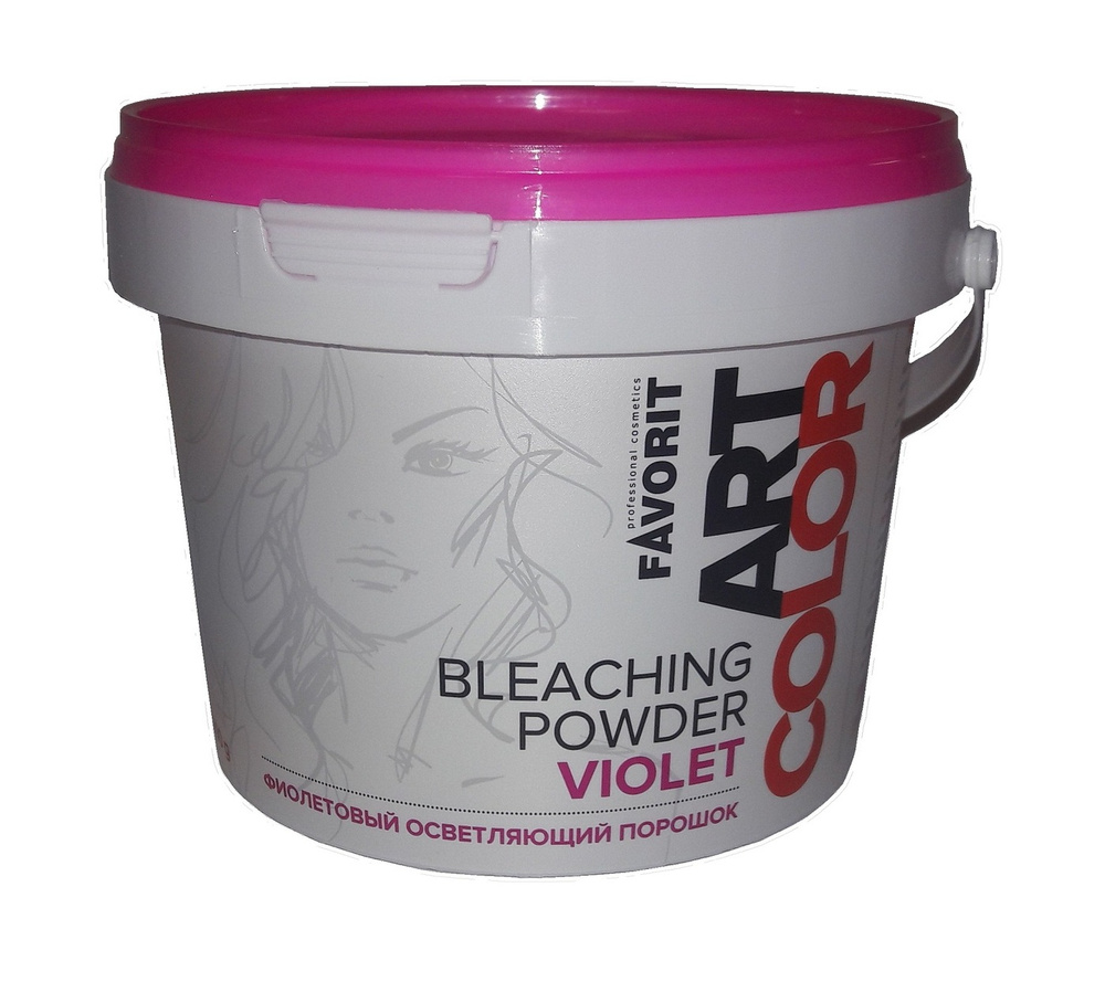 FAVORIT ART COLOR BLEACHING POWDER VIOLET Фиолетовый осветляющий порошок,  500 грамм, Италия - купить с доставкой по выгодным ценам в  интернет-магазине OZON (177241896)