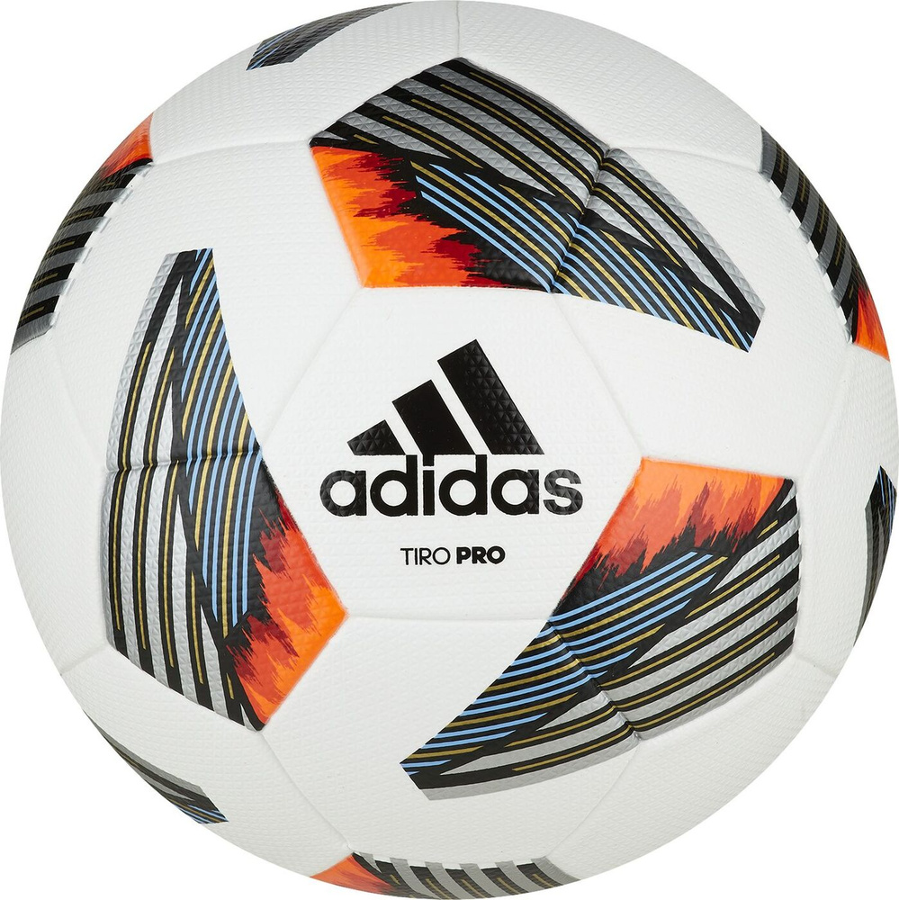 Футбольный мяч adidas TIRO PRO, 5 размер, белый купить по выгодной цене в  интернет-магазине OZON