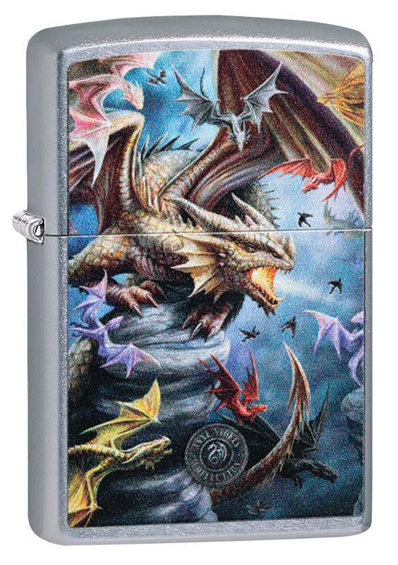 Зажигалка ZIPPO Anne Stokes Street Chrome 49104 #1