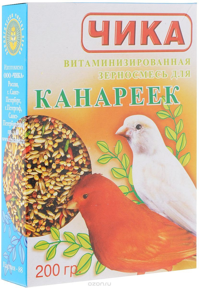 Корм Чика для канареек 200г #1