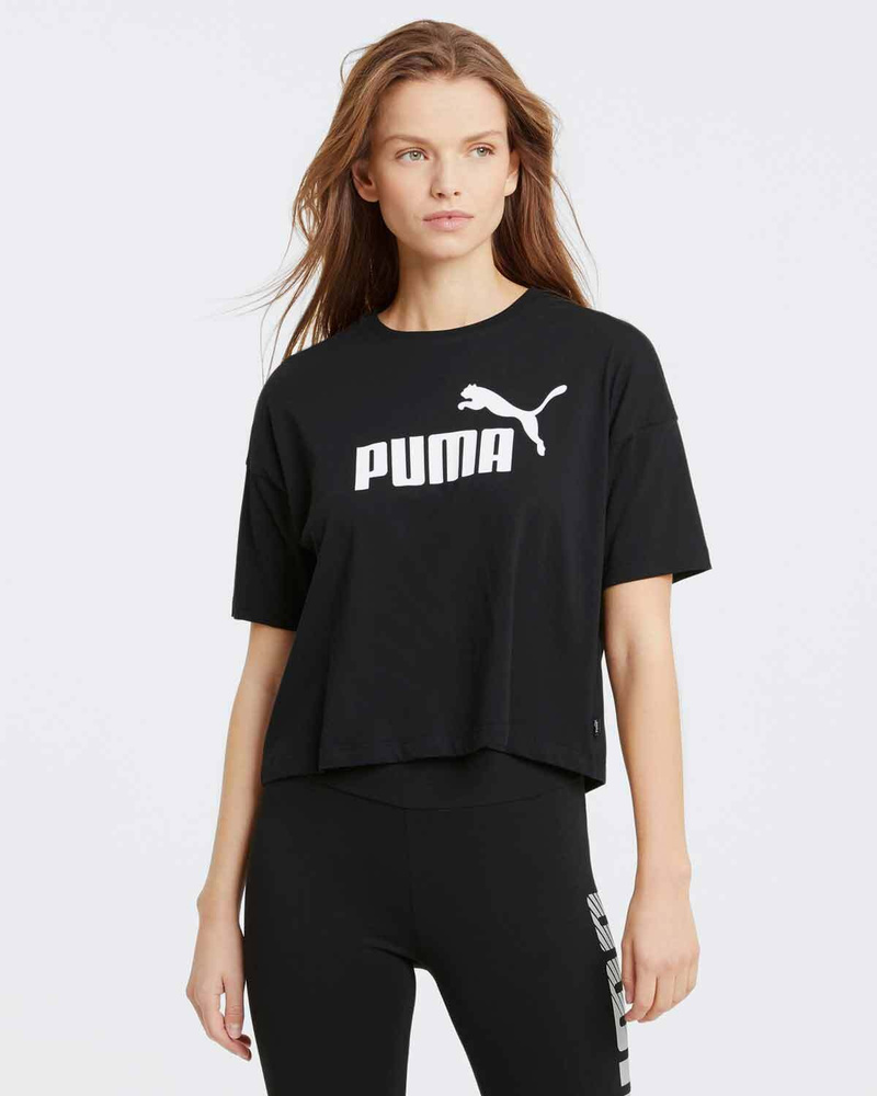 Футболка PUMA ESS Cropped Logo Tee #1