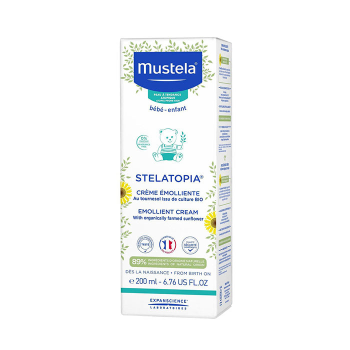 Mustela Крем-эмолент Stelatopia, 200 мл #1