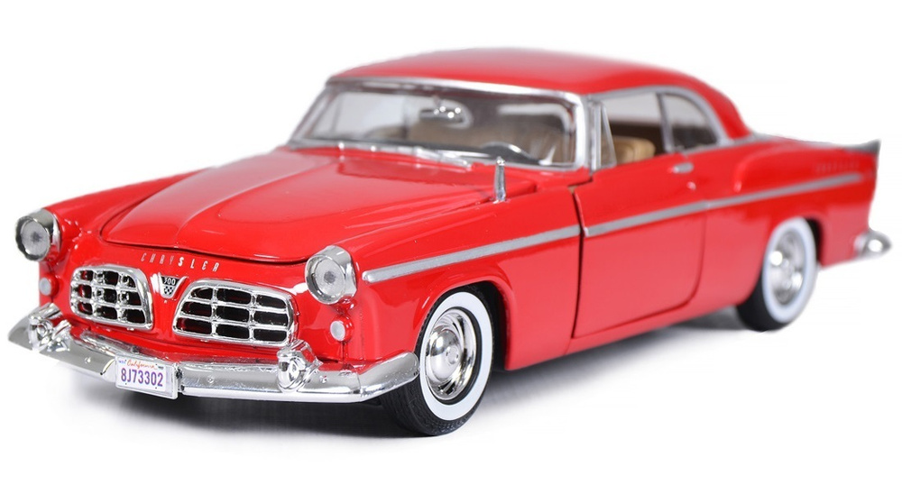 Модель машины Motormax Chrysler C300 1955 1:24 Красный #1