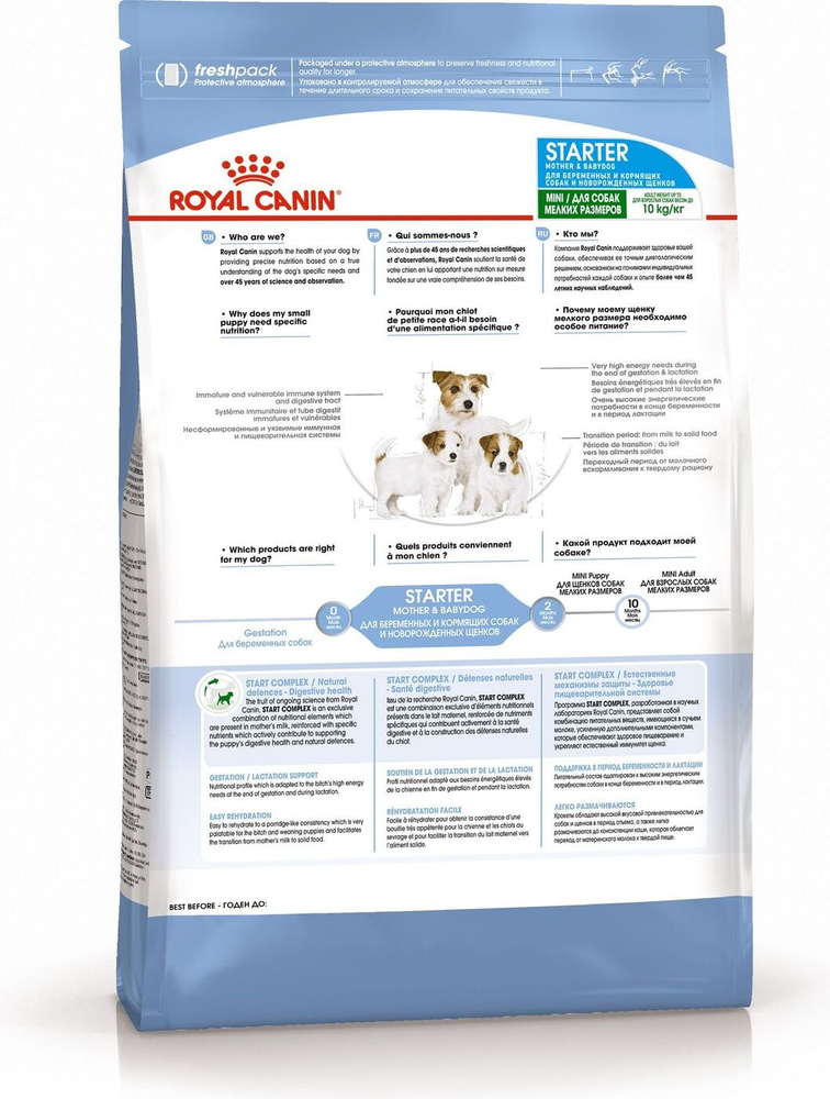 Royal Canin Mini Starter / Сухой корм Роял Канин Мини Стартер для Щенков  Мелких пород в возрасте до 2 месяцев 1 кг - купить с доставкой по выгодным  ценам в интернет-магазине OZON (576231414)