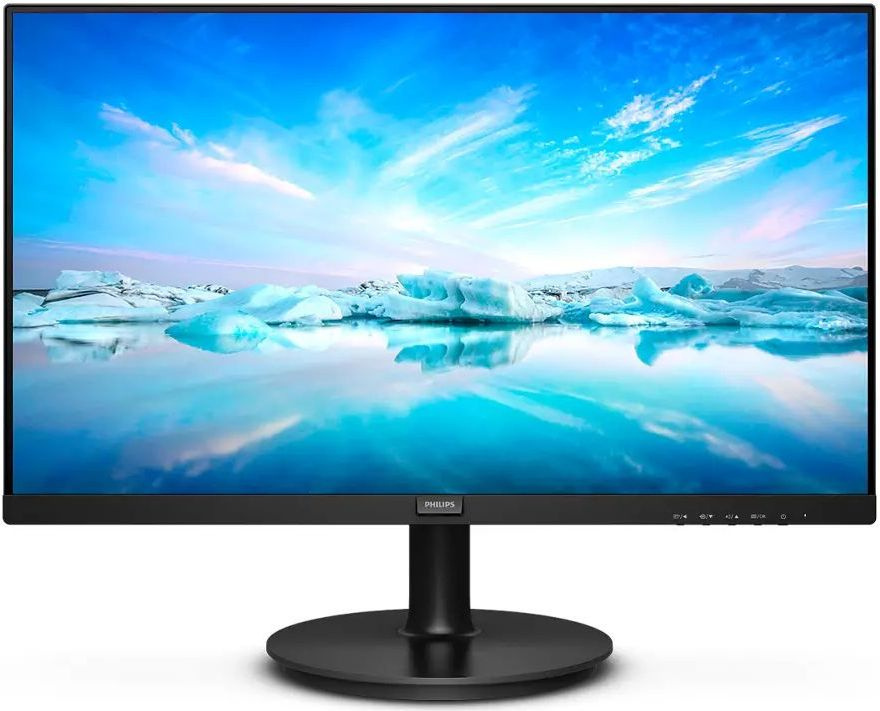 Philips 21.5" Монитор 222V8LA (00/01), черный #1