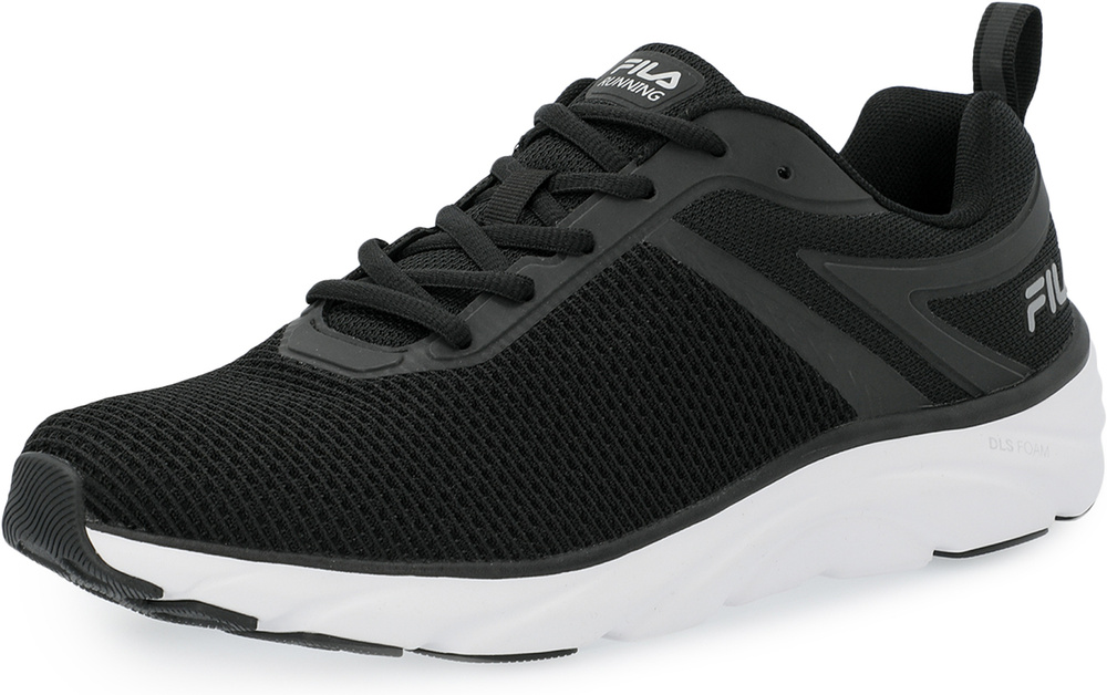 Fila men's smash lite cheap black mesh multisport training shoes