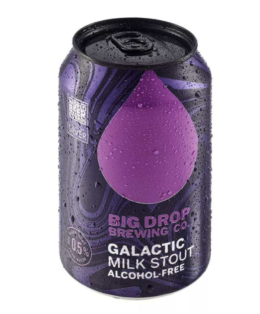 Пивной напиток безалкогольный BIG DROP Galactic Milk Stout темный ...