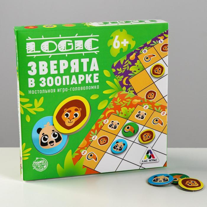 Настольная игра-головоломка "Зверята в зоопарке" - купить с доставкой ...
