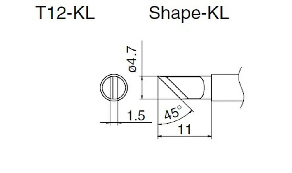 Нагревательный элемент T12-KL #1
