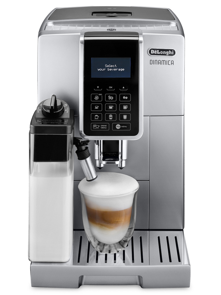 Автоматическая кофемашина DeLonghi ECAM 350.75.S, серебристый  по .