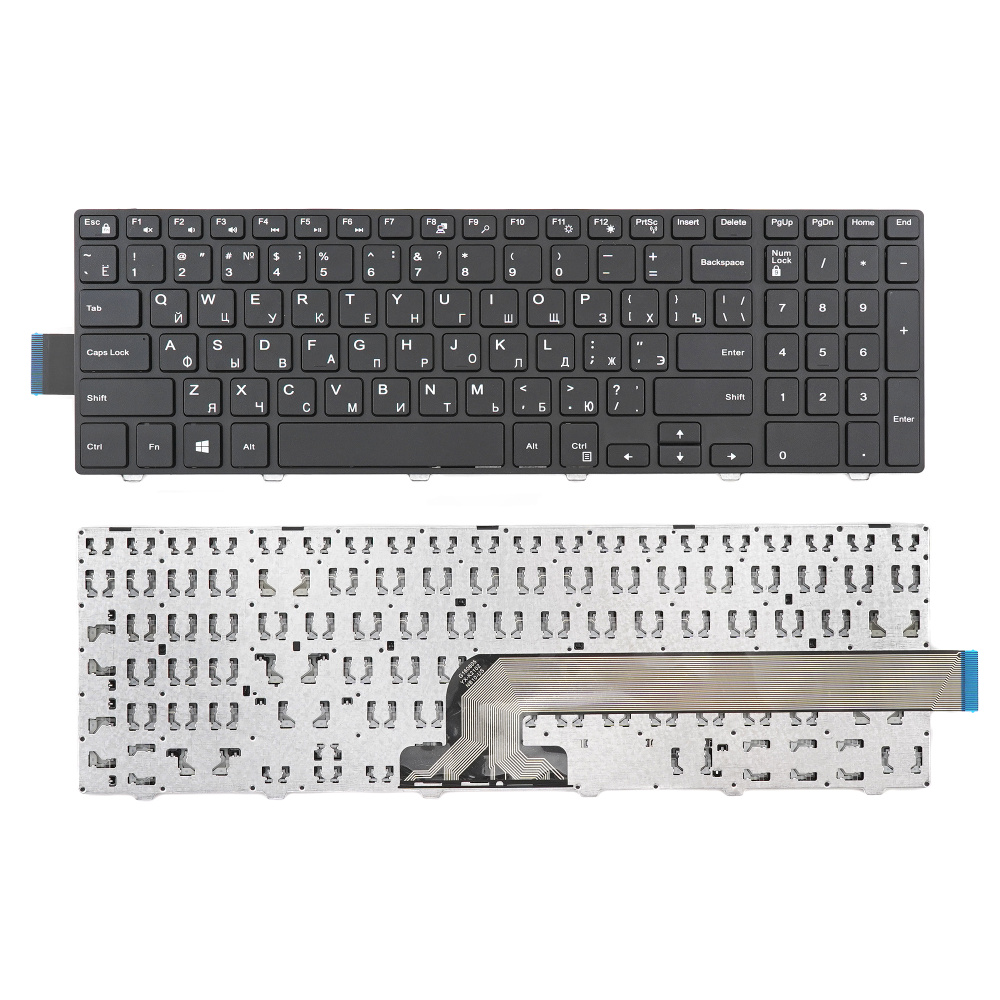 Клавиатура для ноутбука Dell Inspiron 15-5000, 17-5000 черная (Тип 1) #1
