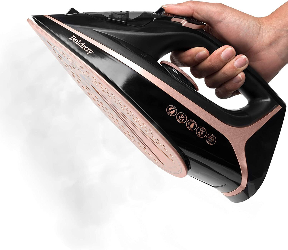 Beldray steam store iron rose gold