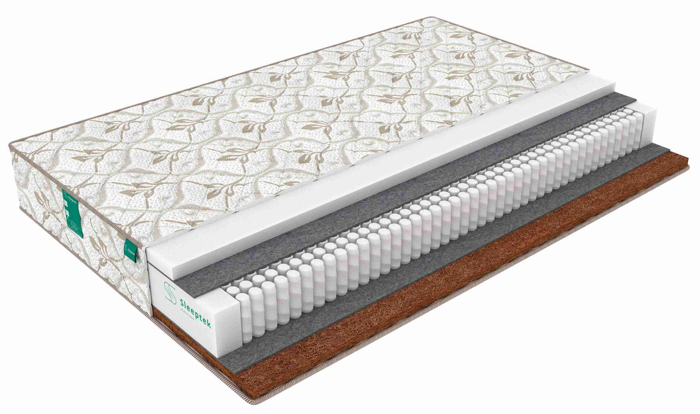 Ортопедический матрас, пружинный матрас SLEEPTEK Perfect Foam Cocos 170х185, высота 20 см., Двусторонний #1