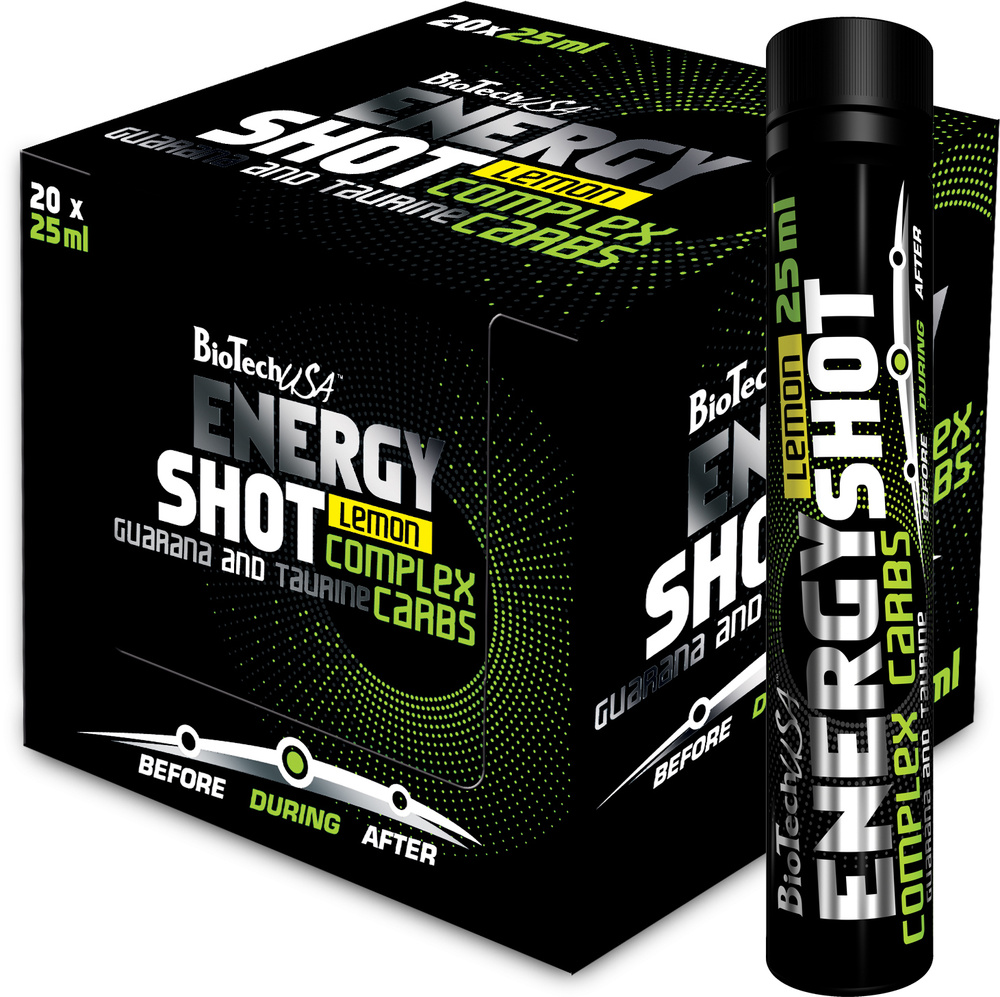 Энергетик / гуарана - таурин - л-аргинин / BiotechUSA Energy Shot 25 мл ...