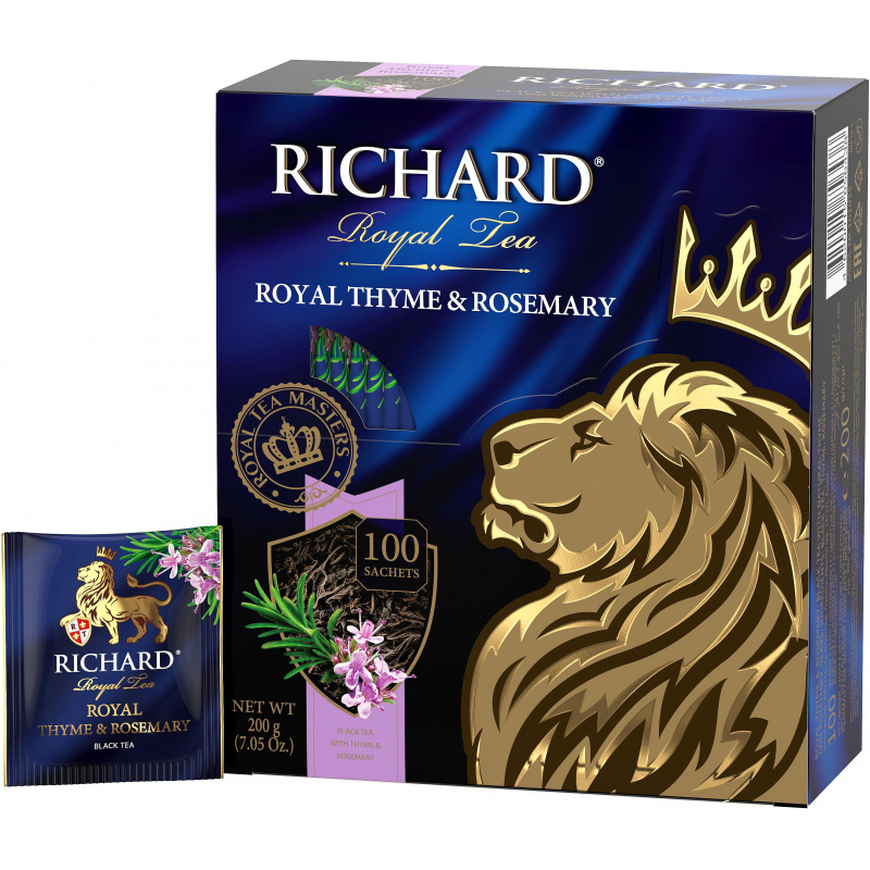 Чай Richard Royal Thyme & Rosemary,черный, 100шт/уп #1