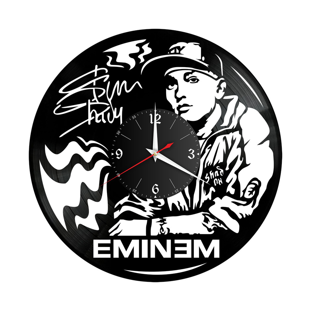 Настенные часы Eminem из винила, #2 #1