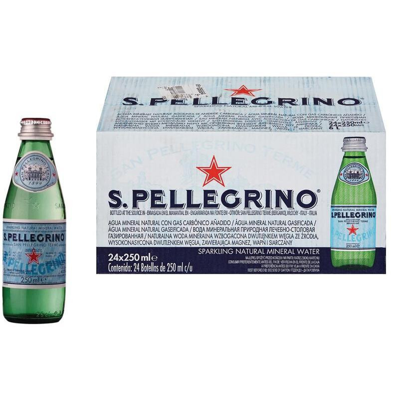 Вода San Pellegrino / Сан Пеллегрино 0.25 литра, газ, стекло, 24 шт. в уп.  #1