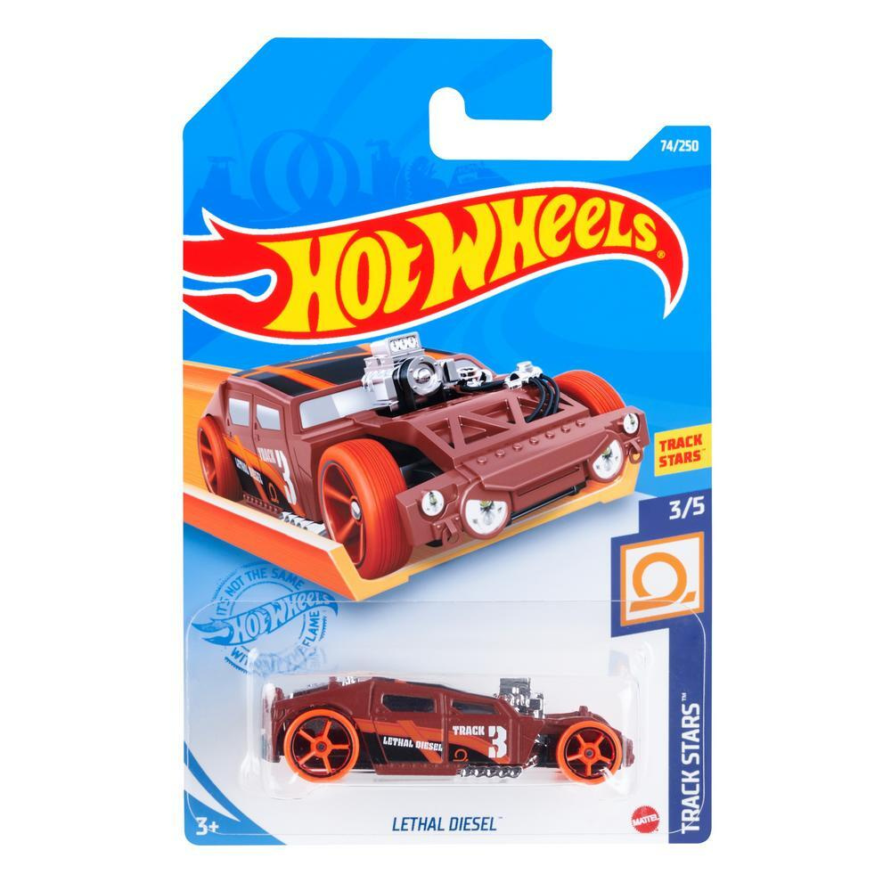 GRX45 Машинка игрушка Hot Wheels металлическая коллекционная LETHAL DIESEL  коричневый - купить с доставкой по выгодным ценам в интернет-магазине OZON  (391087939)