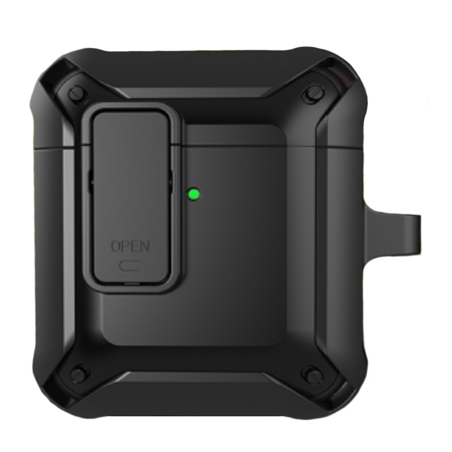 Чехол для AirPods 1 / 2 WiWU Mecha AirPods Case Black + Black #1